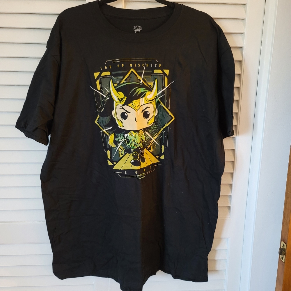 Loki Pop Tshirt. Exclusive Comic Book day 2020